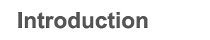 Introduction